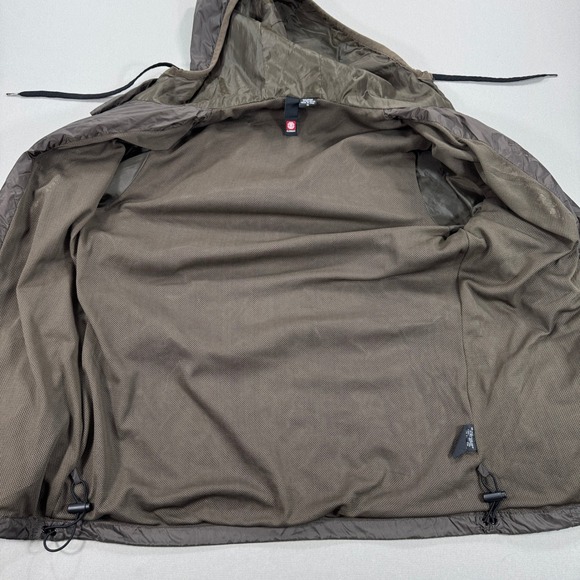 Vintage Element Jacket Earth Wind Fire Men's M Brown Full Zip Lightweight Hooded - Picture 3 of 9